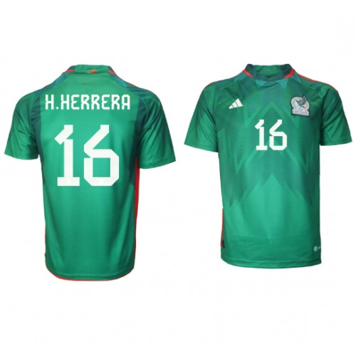 Mexico Hector Herrera #16 Hjemmedrakt VM 2022 Kortermet